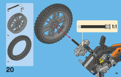 LEGO 42007 instructions page 25 – build guide