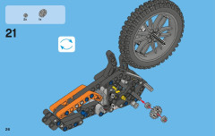 LEGO 42007 instructions page 26 – build guide