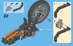 LEGO 42007 instructions page 27 – build guide