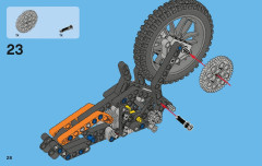 LEGO 42007 instructions page 28 – build guide
