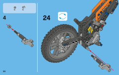 LEGO 42007 instructions page 30 – build guide