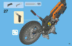 LEGO 42007 instructions page 33 – build guide