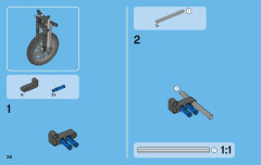 LEGO 42007 instructions page 38 – build guide