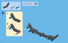 LEGO 42007 instructions page 4 – build guide