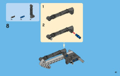 LEGO 42007 instructions page 41 – build guide
