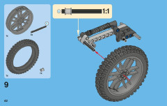 LEGO 42007 instructions page 42 – build guide