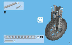 LEGO 42007 instructions page 45 – build guide
