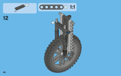 LEGO 42007 instructions page 46 – build guide
