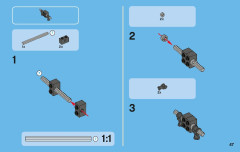 LEGO 42007 instructions page 47 – build guide
