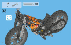 LEGO 42007 instructions page 54 – build guide