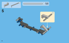 LEGO 42007 instructions page 6 – build guide