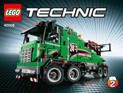 LEGO 42008 instructions page 1 – build guide