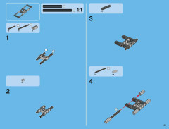 LEGO 42008 instructions page 43 – build guide