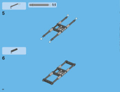 LEGO 42008 instructions page 44 – build guide
