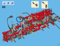 LEGO 42008 instructions page 47 – build guide