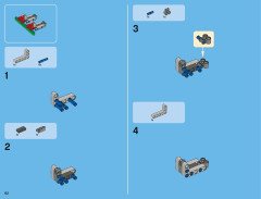 LEGO 42008 instructions page 62 – build guide