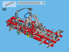 LEGO 42008 instructions page 9 – build guide