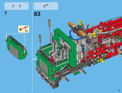 LEGO 42008 instructions page 23 – build guide