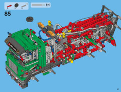 LEGO 42008 instructions page 27 – build guide