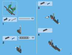 LEGO 42008 instructions page 3 – build guide