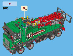 LEGO 42008 instructions page 61 – build guide