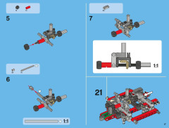 LEGO 42008 instructions page 17 – build guide