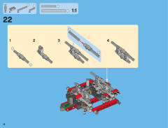 LEGO 42008 instructions page 18 – build guide