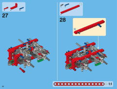 LEGO 42008 instructions page 22 – build guide