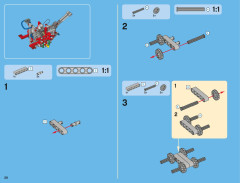 LEGO 42008 instructions page 28 – build guide