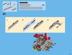 LEGO 42008 instructions page 43 – build guide