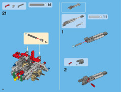 LEGO 42008 instructions page 44 – build guide