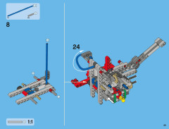 LEGO 42008 instructions page 49 – build guide