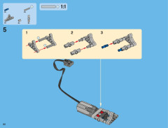 LEGO 42008 instructions page 62 – build guide