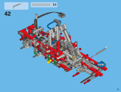 LEGO 42008 instructions page 73 – build guide