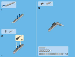 LEGO 42008 instructions page 74 – build guide