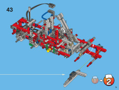 LEGO 42008 instructions page 75 – build guide