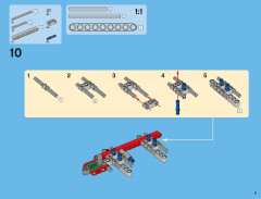 LEGO 42008 instructions page 9 – build guide