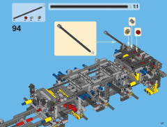 LEGO 42009 instructions page 127 – build guide