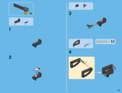 LEGO 42009 instructions page 135 – build guide
