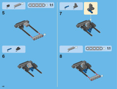 LEGO 42009 instructions page 140 – build guide