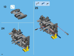 LEGO 42009 instructions page 142 – build guide