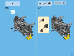 LEGO 42009 instructions page 143 – build guide