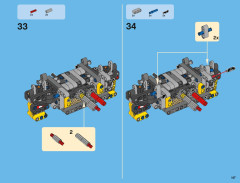LEGO 42009 instructions page 147 – build guide