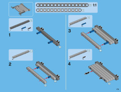 LEGO 42009 instructions page 179 – build guide