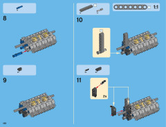 LEGO 42009 instructions page 188 – build guide