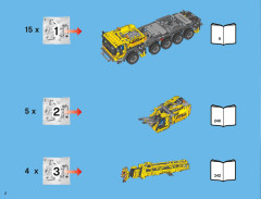 LEGO 42009 instructions page 2 – build guide