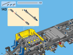 LEGO 42009 instructions page 214 – build guide