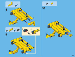 LEGO 42009 instructions page 219 – build guide