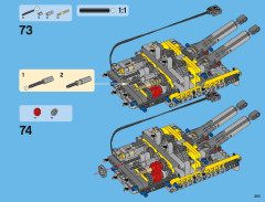 LEGO 42009 instructions page 283 – build guide