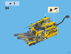 LEGO 42009 instructions page 307 – build guide